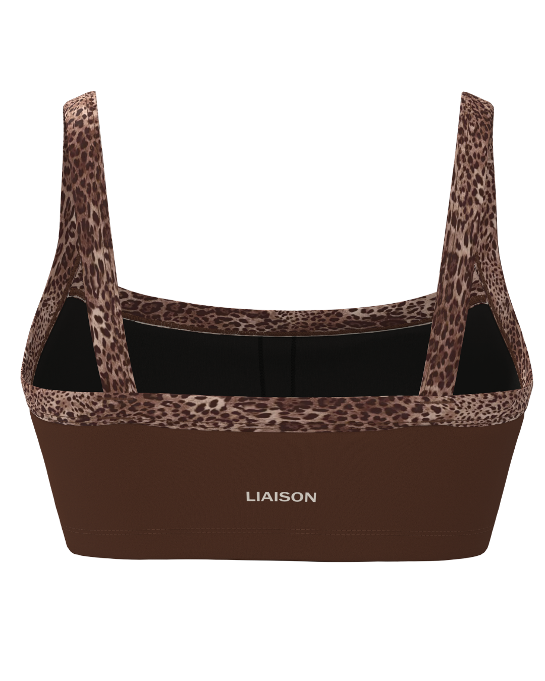 Basic Contrast Bra - Mocha Brown & Wild Side