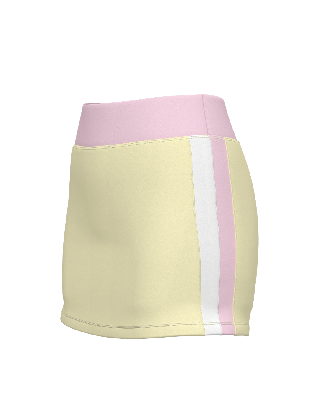 Contrast Skort - Daylight & Soft Pink
