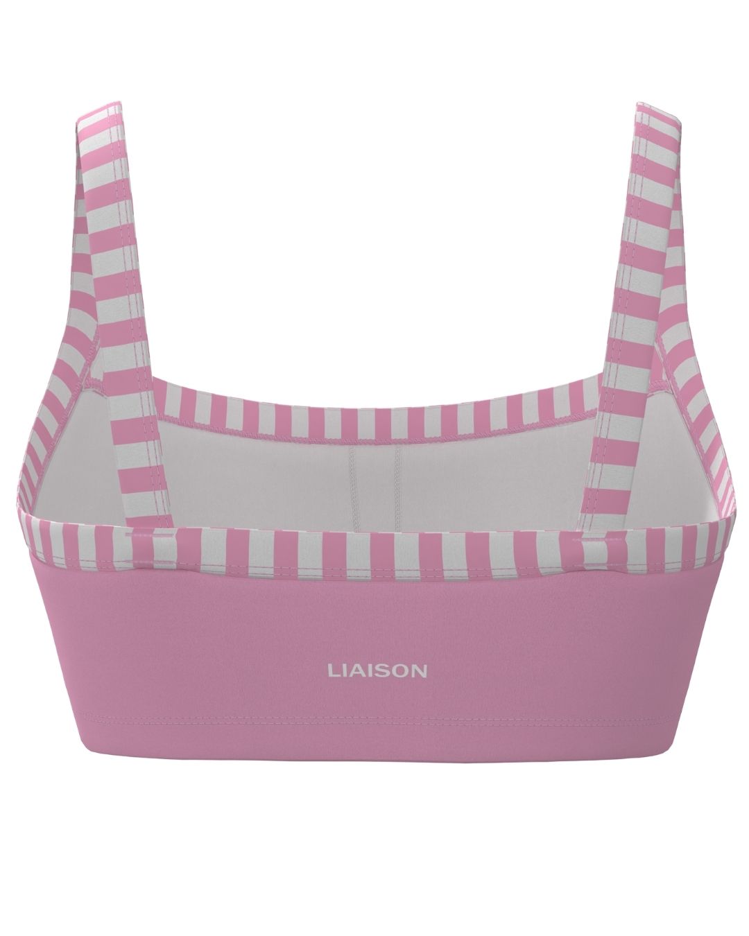 Basic Contrast Bra - Petal Pink & Stripes