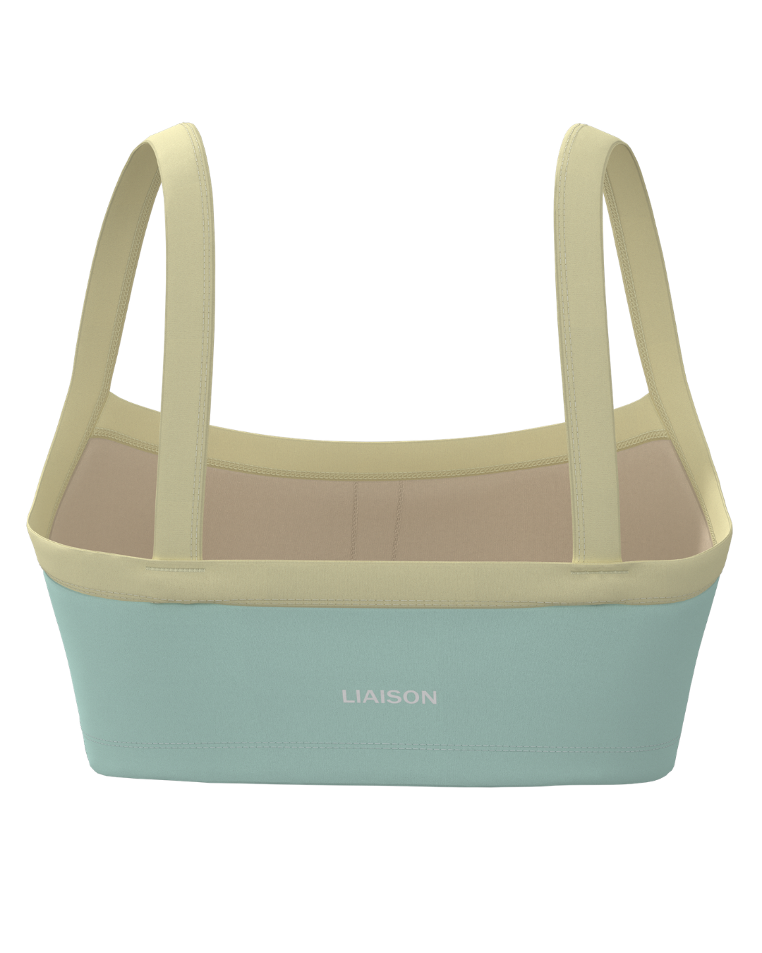 Basic Contrast Bra - Aqua & Daylight