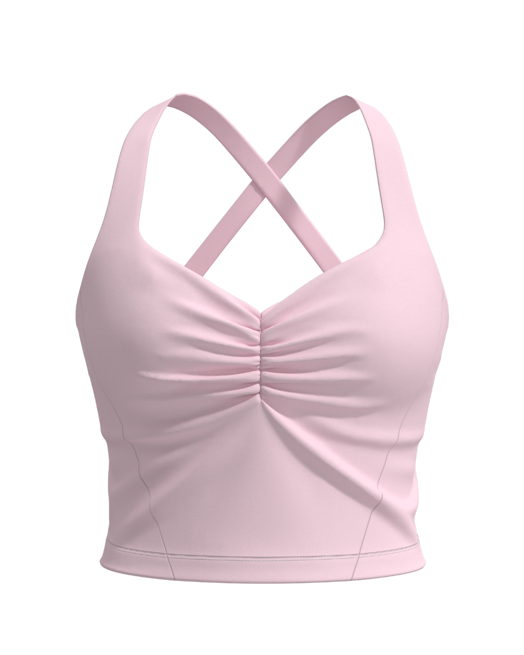 Scrunch Tank - Soft Pink