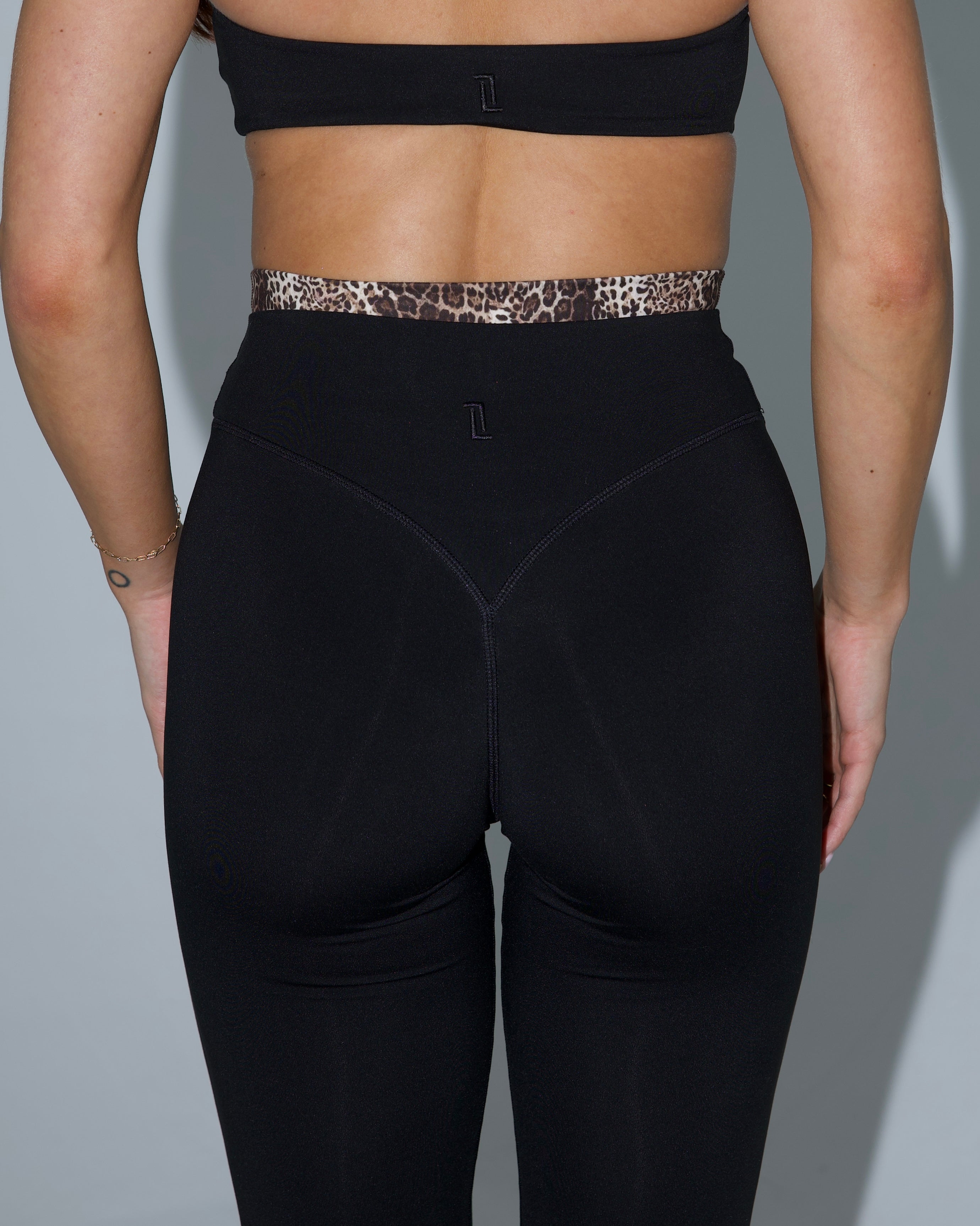 PRE-ORDER - Layered Sculpt Pant - Black & Wild Side