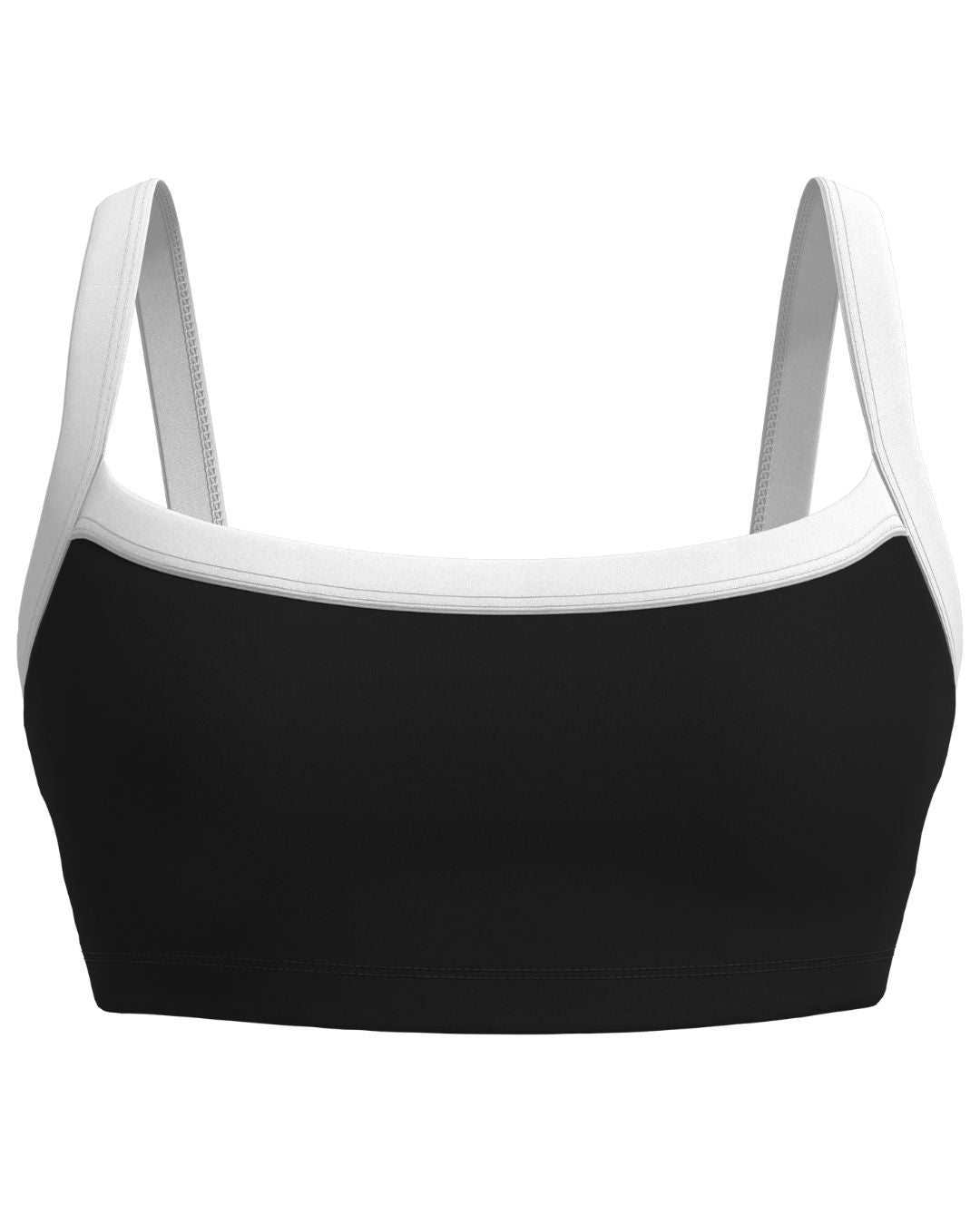 Basic Contrast Bra - Black & White