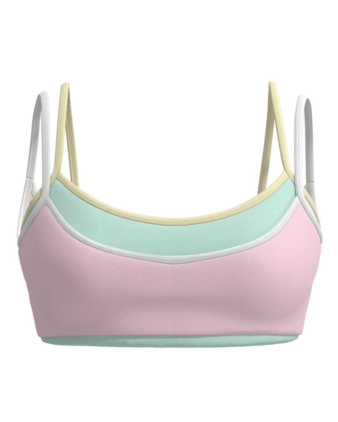 Double Layer Scoop Bra - Sorbet
