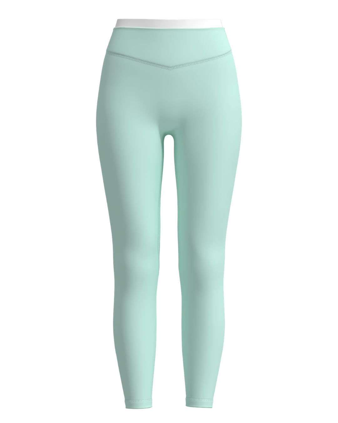 Layered Sculpt Pant V2 - Aqua & White