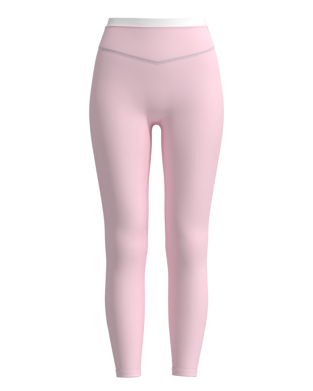 Layered Sculpt Pant - Soft Pink & White