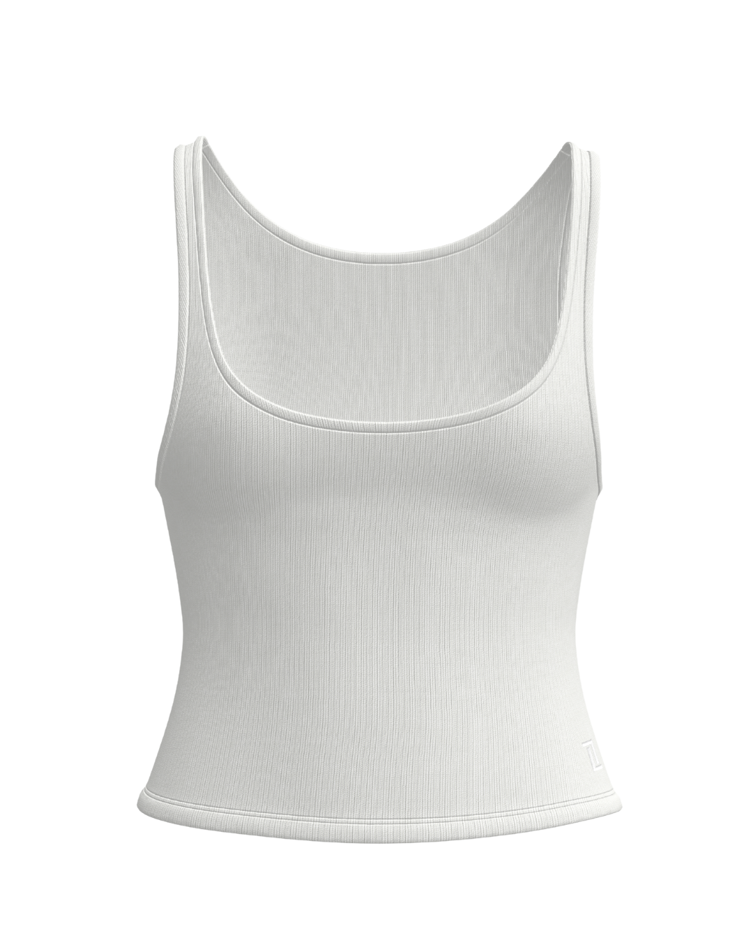 Signature Cotton Tank - White
