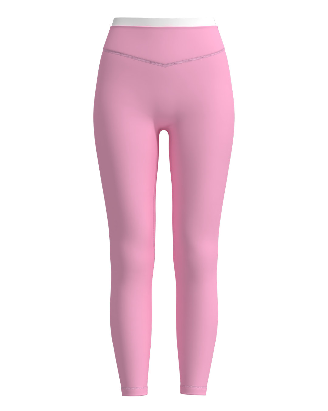 Layered Sculpt Pant - Petal Pink & White