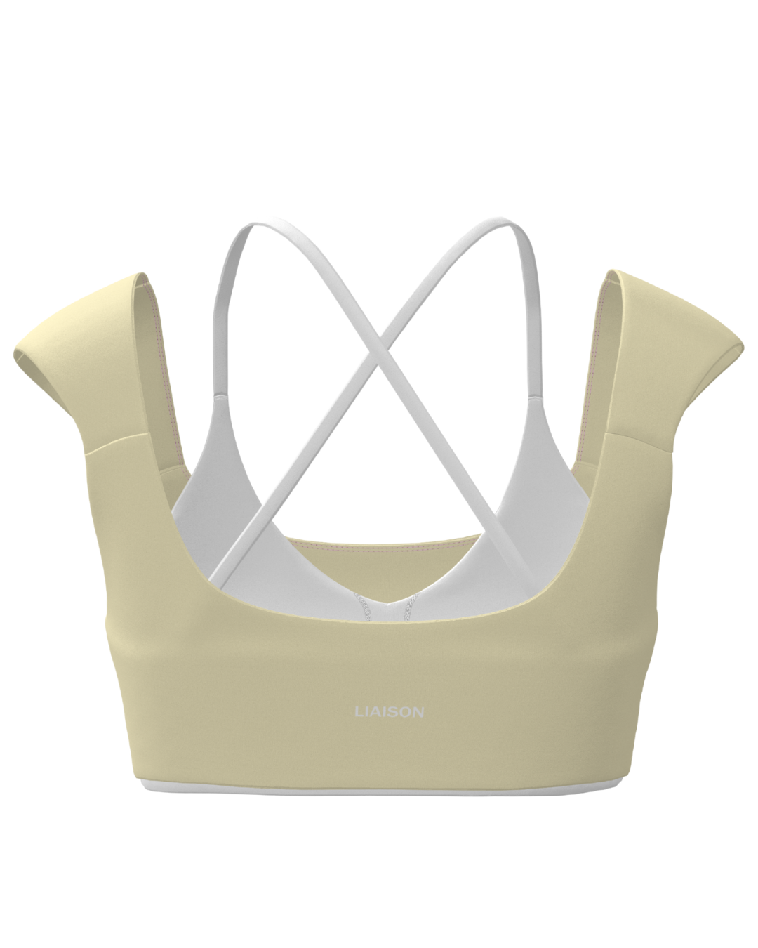 Double Layer Darling Bra - Daylight & White