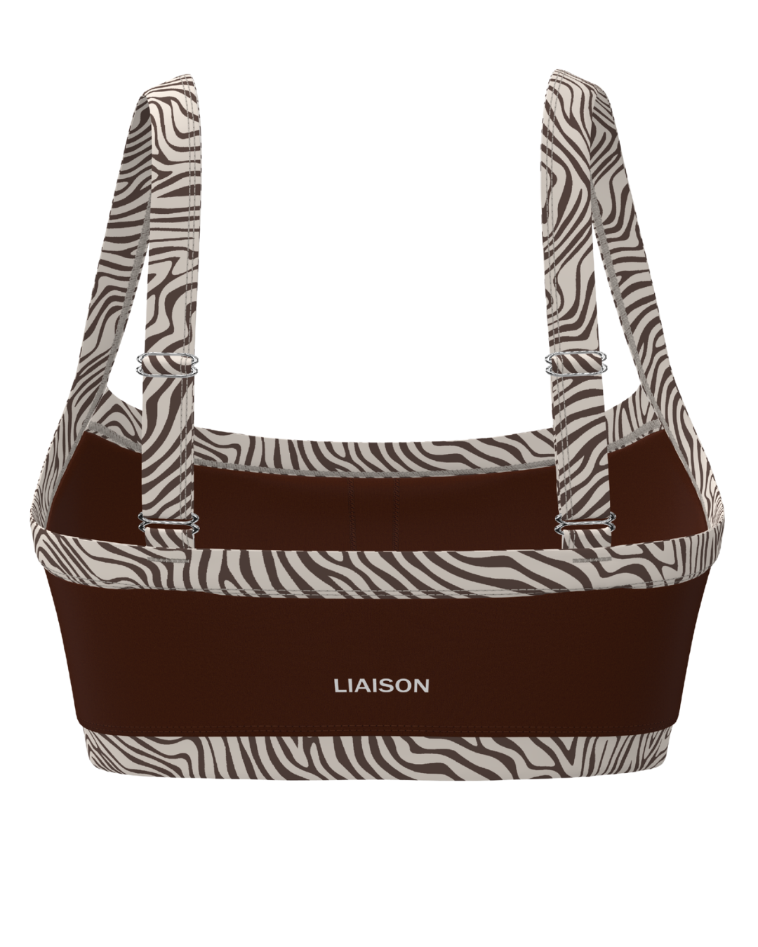 Contrast Bra - Mocha Brown & Safari