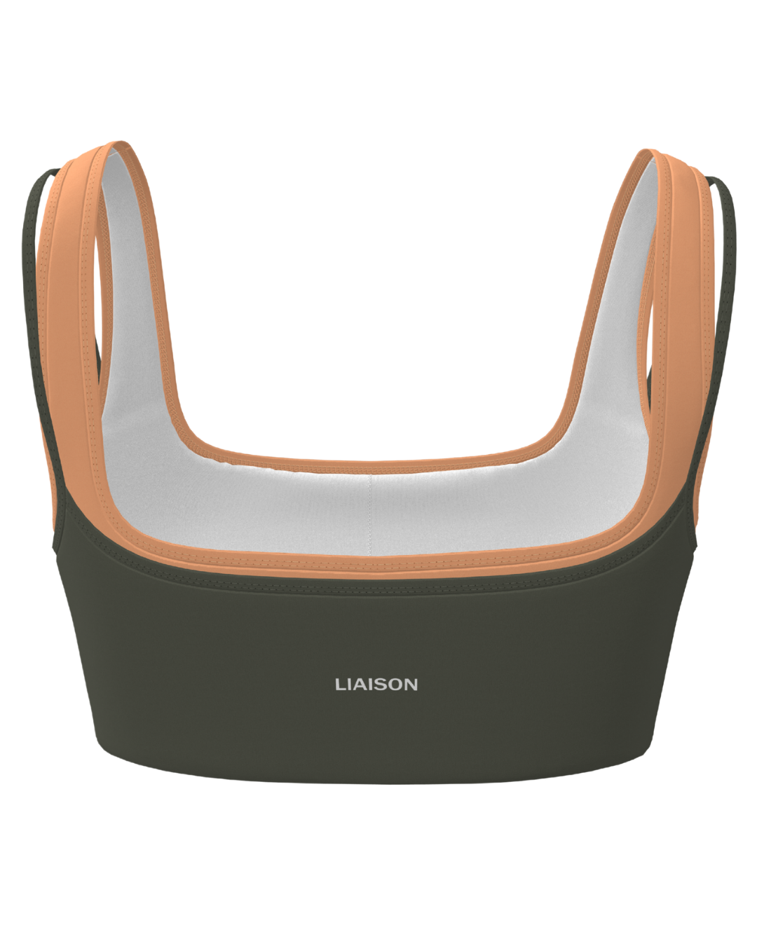 Double Layer Core Bra - Palm & Apricot