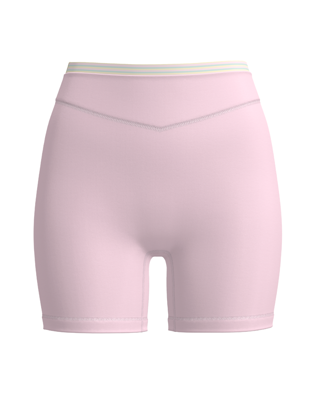 Layered Sculpt Short V2 - Soft Pink & Retro Stripes