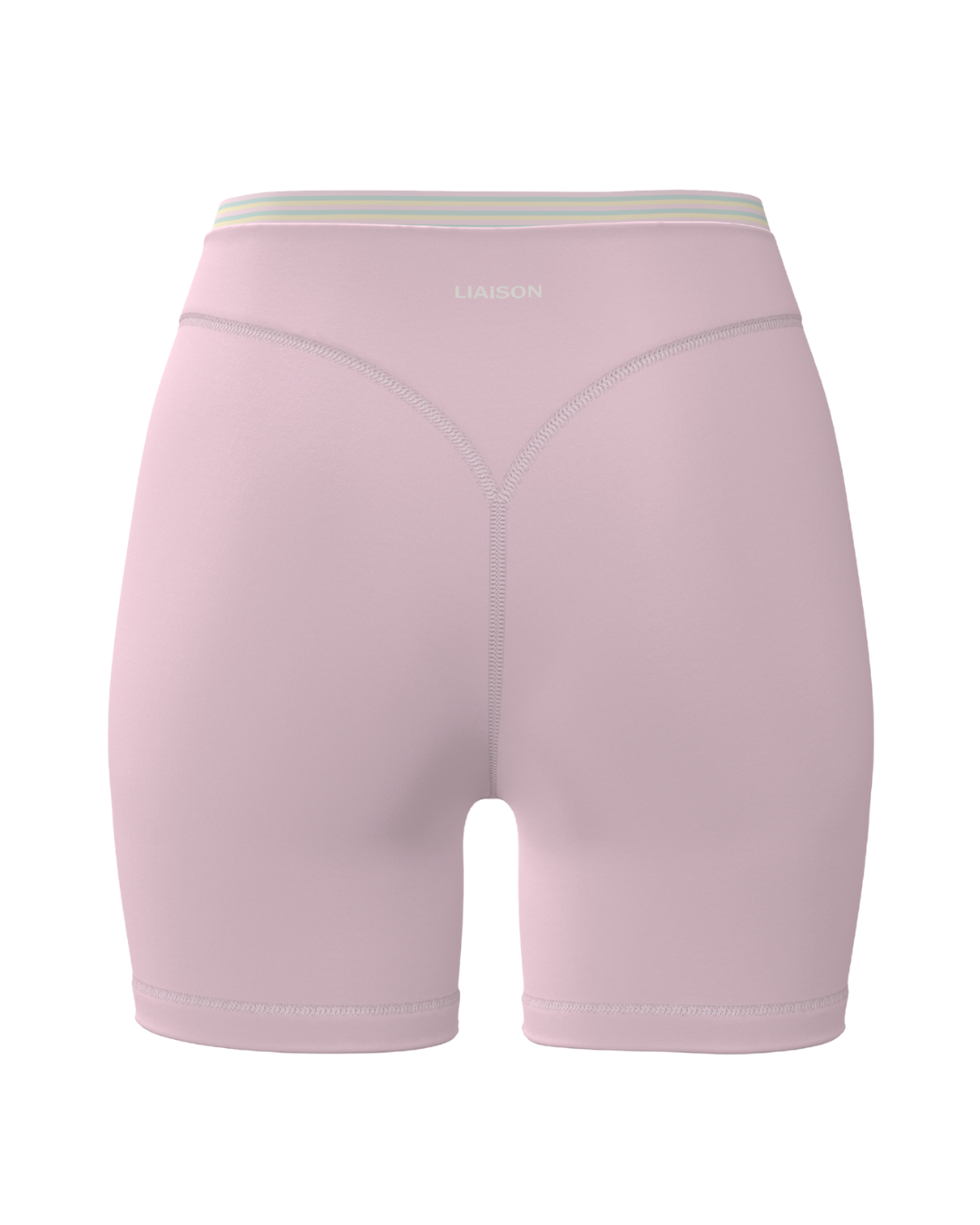 Layered Sculpt Short V2 - Soft Pink & Retro Stripes