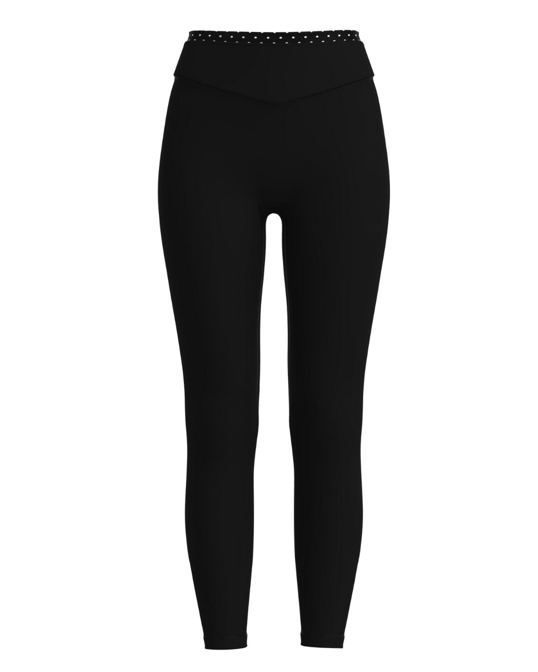 PRE-ORDER - Layered Sculpt Pant - Black & White Polka Dots