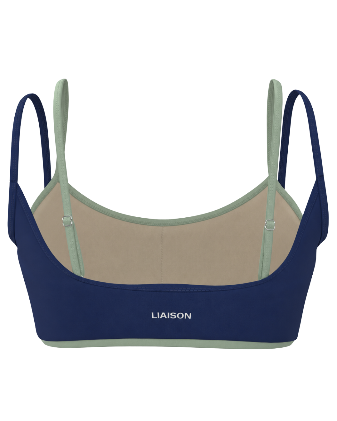 Double Layer Scoop Bra - Cypress & Mint