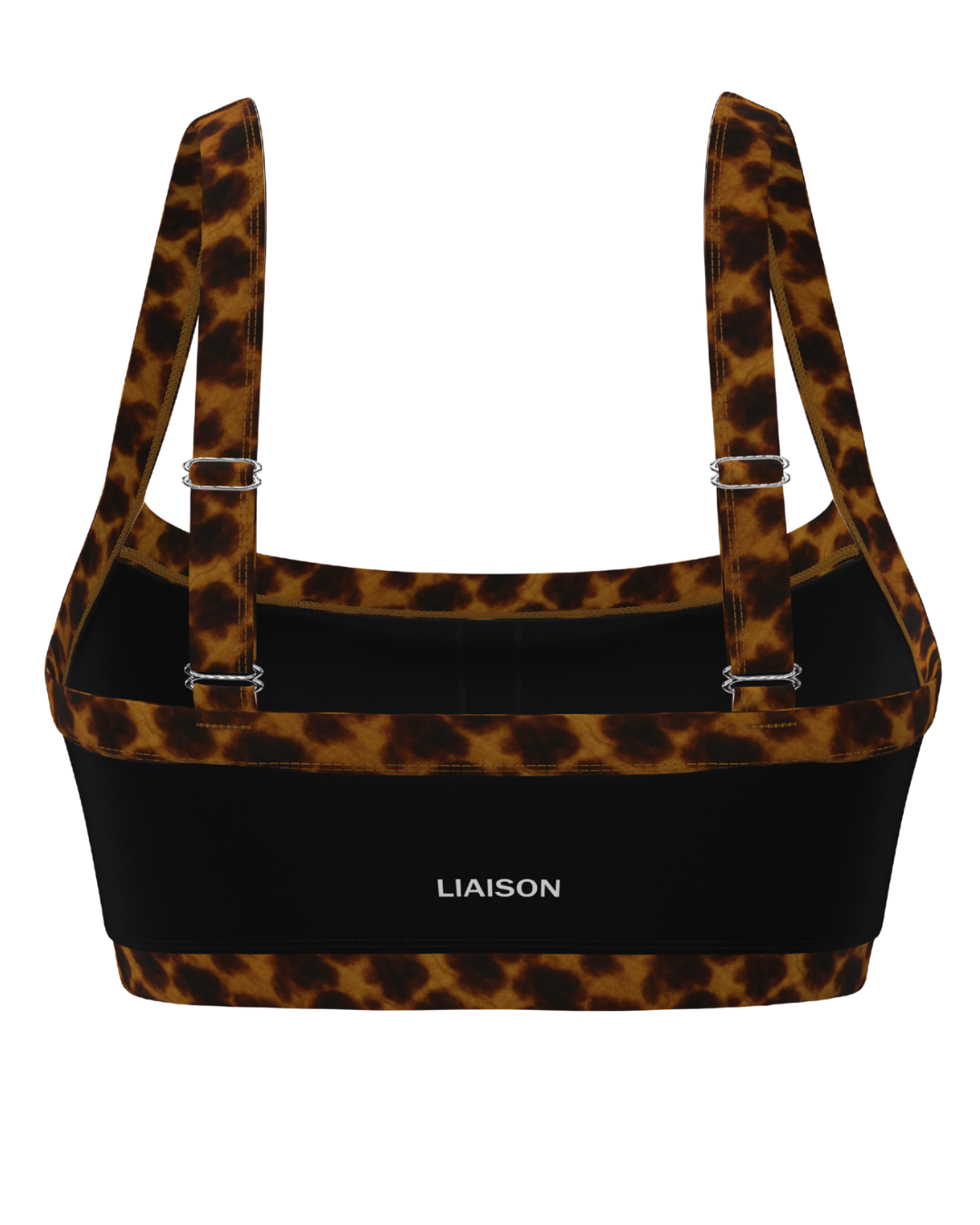 Contrast Bra - Black & Tortoise