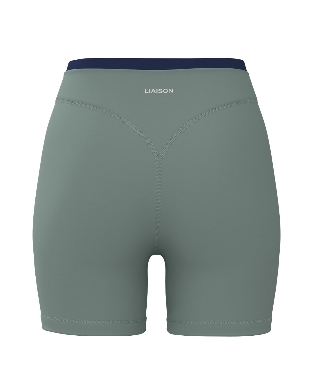 Layered Sculpt Short - Sage & Cypress