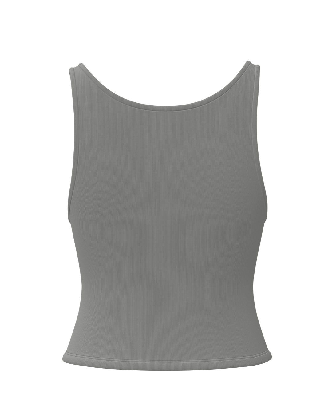 Signature Cotton Tank - Dark Heathered Gray