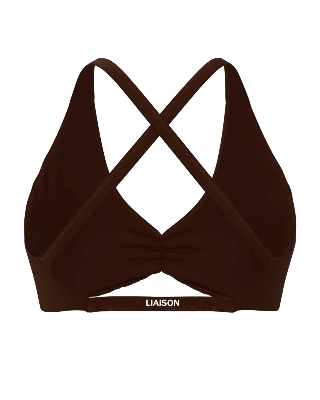 Scrunch Bra - Mocha Brown