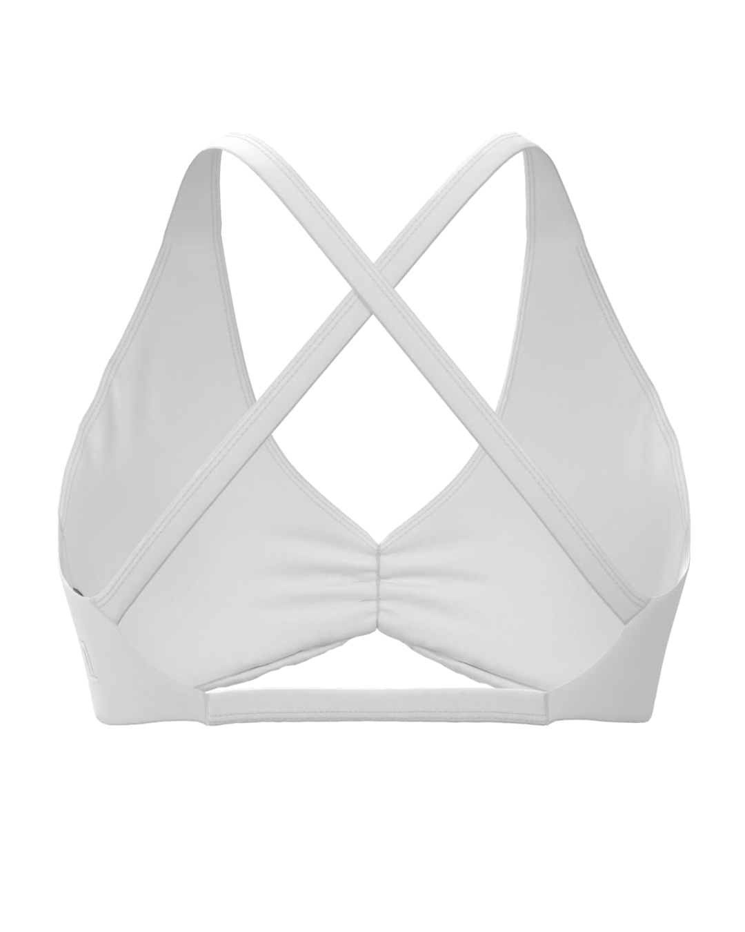 Scrunch Bra - White