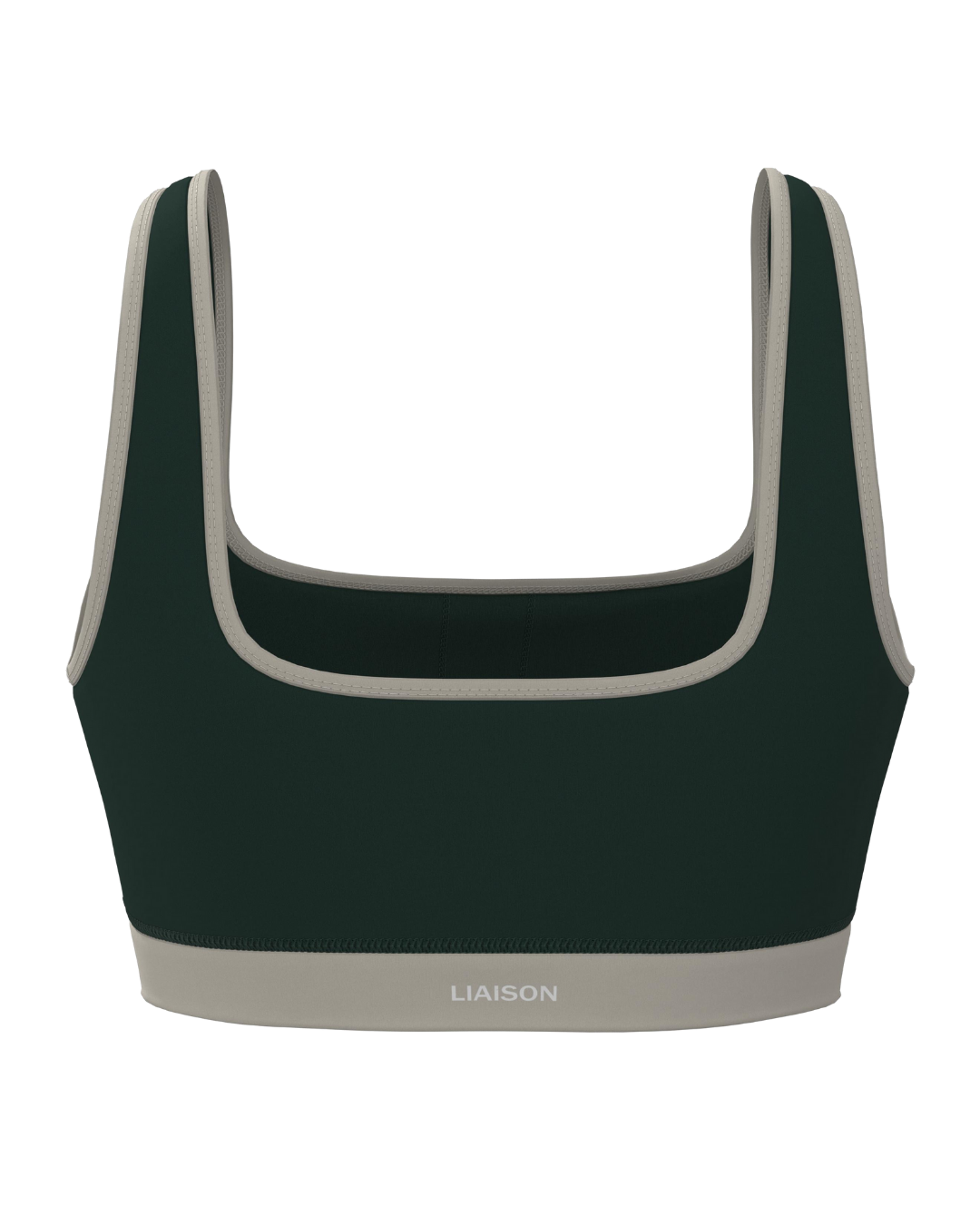 Supportive Contrast Bra - Pine & Sand