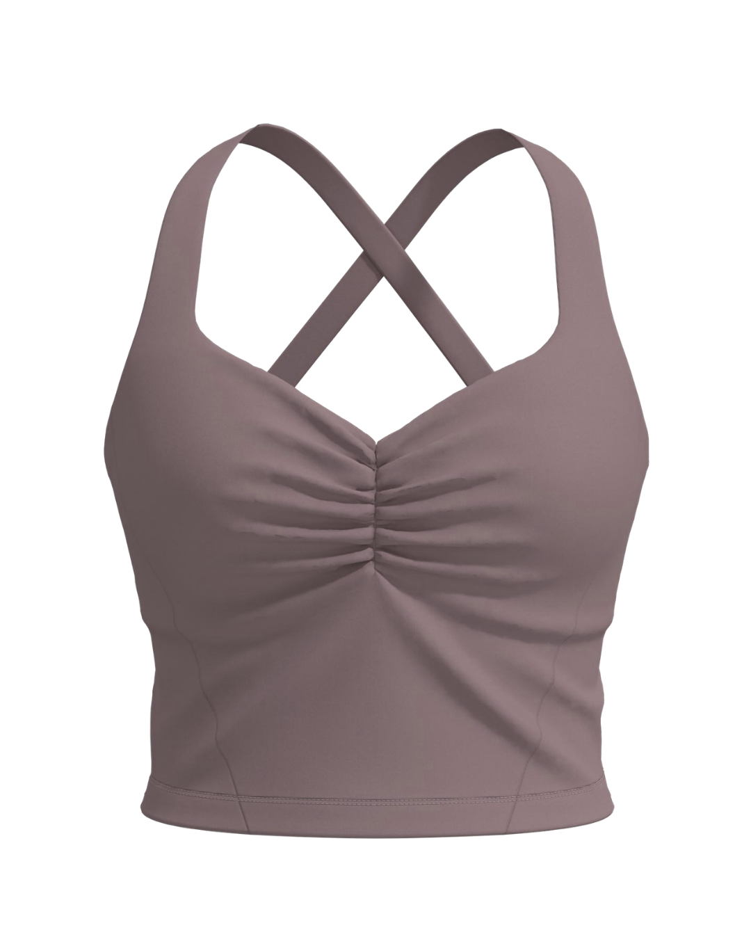Scrunch Tank - Ash Brown