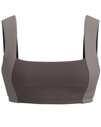 Luxe Square Neck Bra - Ash Brown & Truffle