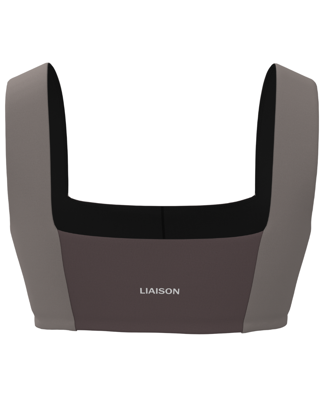 Luxe Square Neck Bra - Ash Brown & Truffle