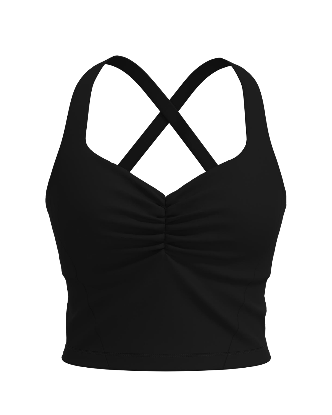 Scrunch Tank - Black