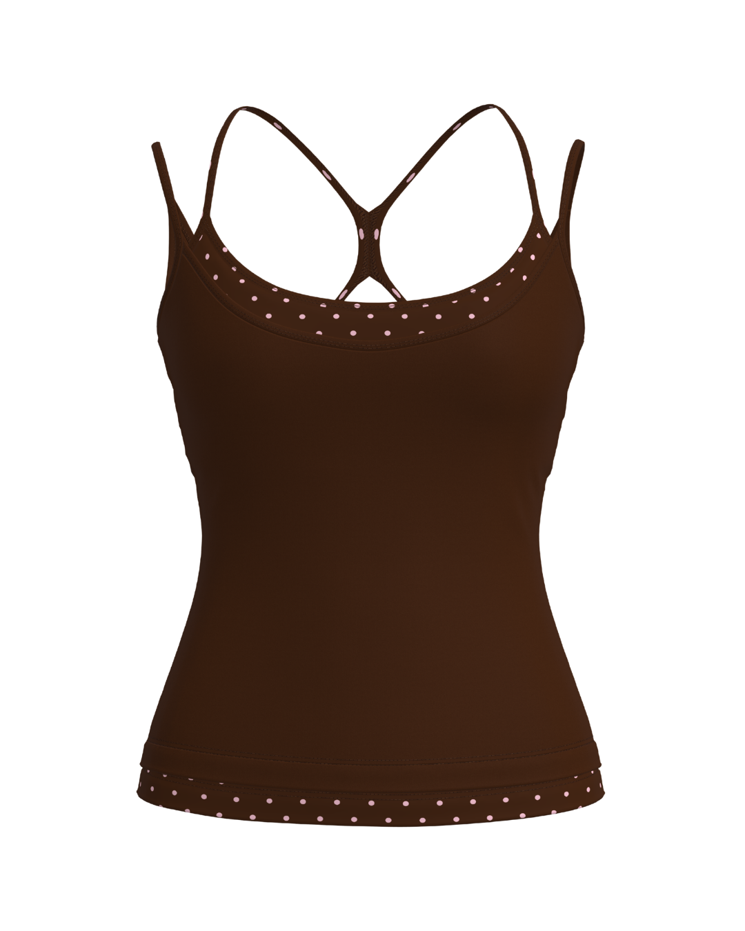 Double Layer Sporty Tank - Neapolitan