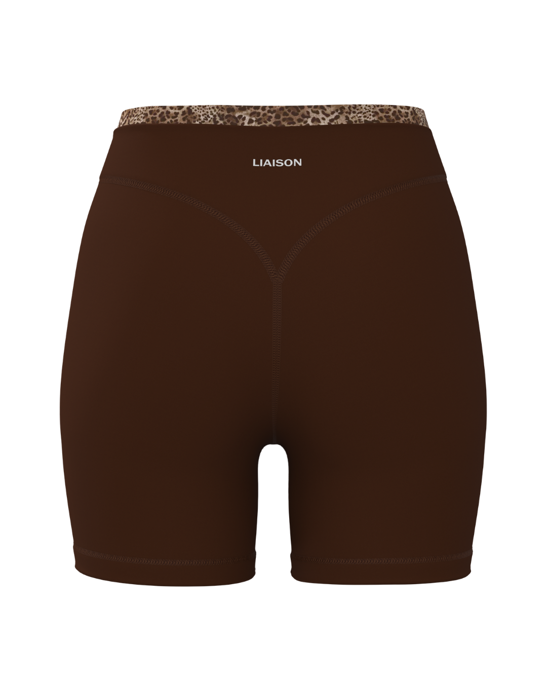 Layered Sculpt Short - Mocha Brown & Wild Side