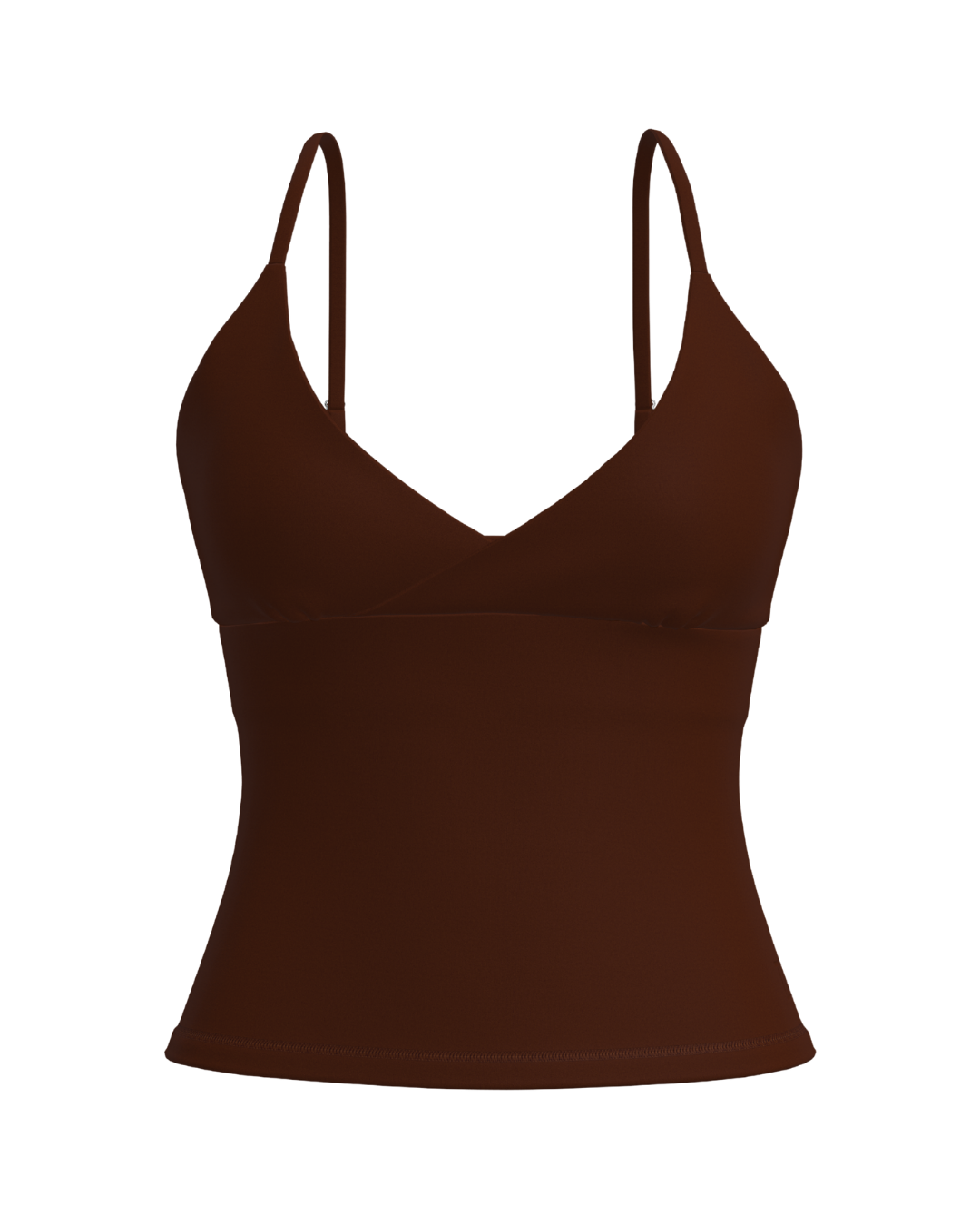 Cami Crop - Mocha Brown