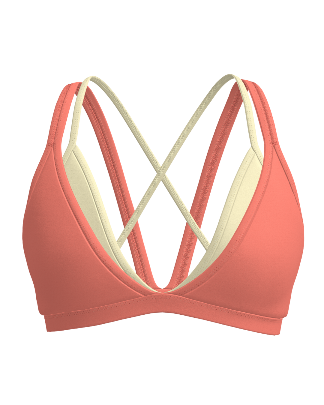 Double Layer Pulse Bra - Guava & Daylight