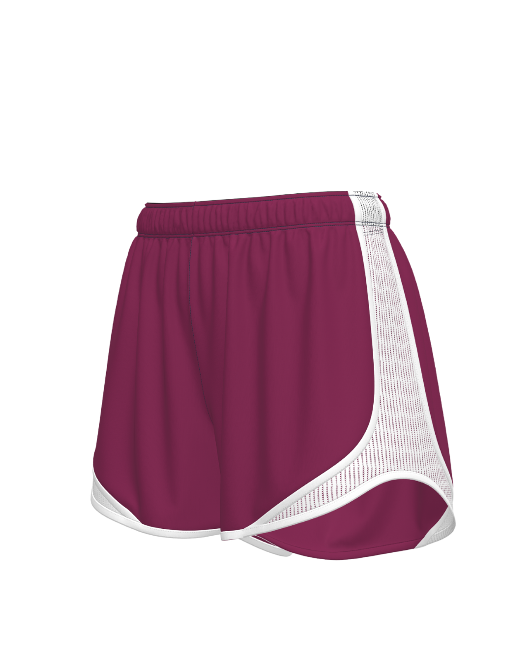 Shorty Running Short - Berry & White
