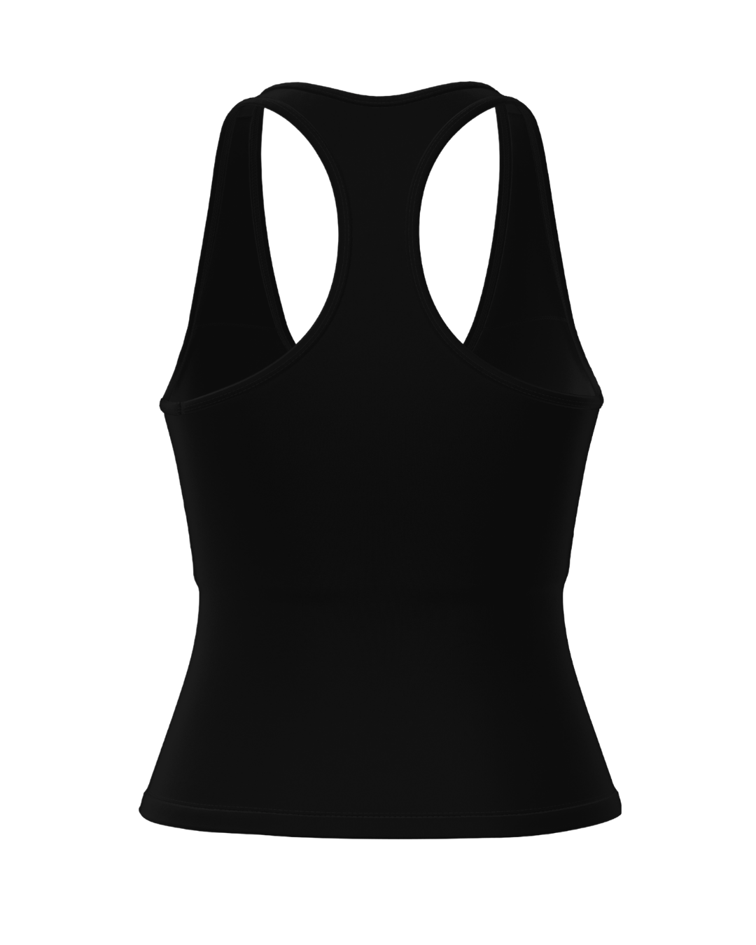 Sporty Racer Tank - Black