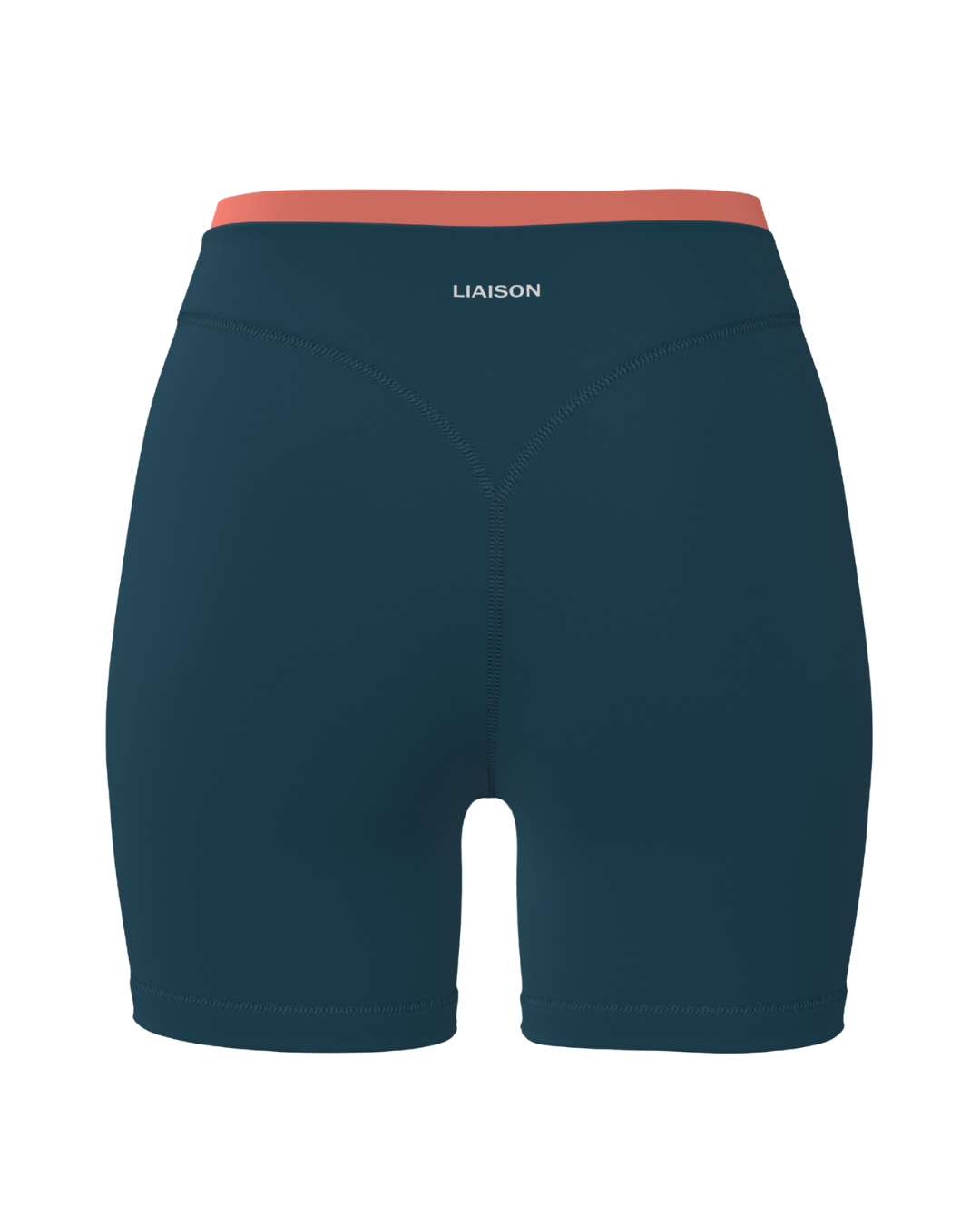 Layered Sculpt Short V2 - Deep Teal & Guava