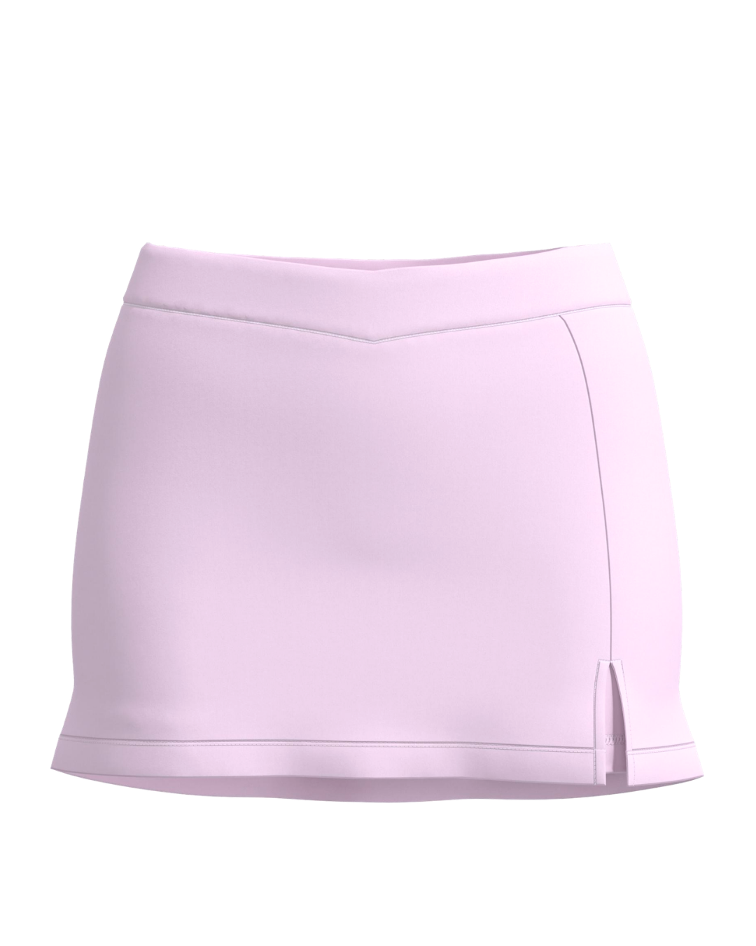 Lux Fitted Mini Skirt - Soft Pink