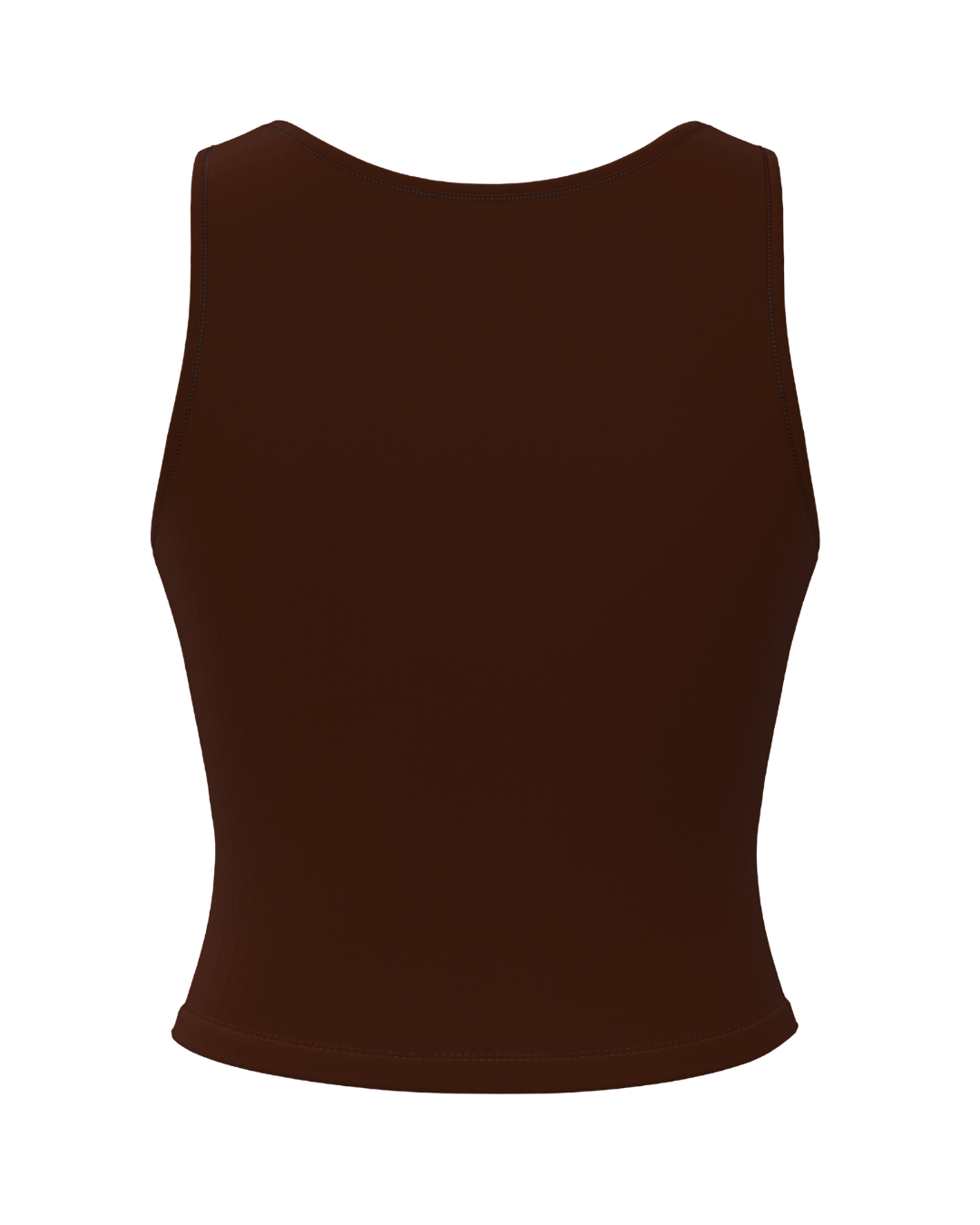 Signature Cotton Patch Tank - Mocha Brown & Wild Side