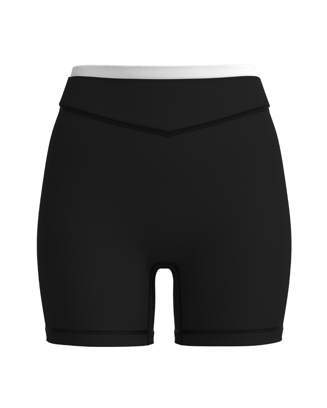 Layered Sculpt Short - Black & White