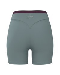 Layered Sculpt Short - Icey Blue & Merlot
