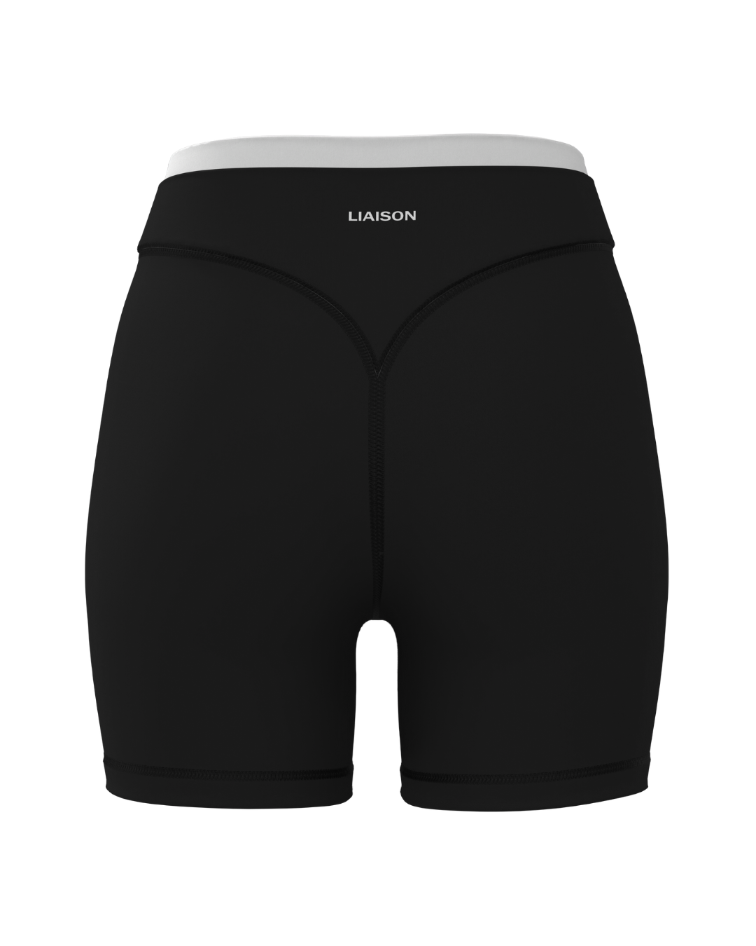 Layered Sculpt Short - Black & White