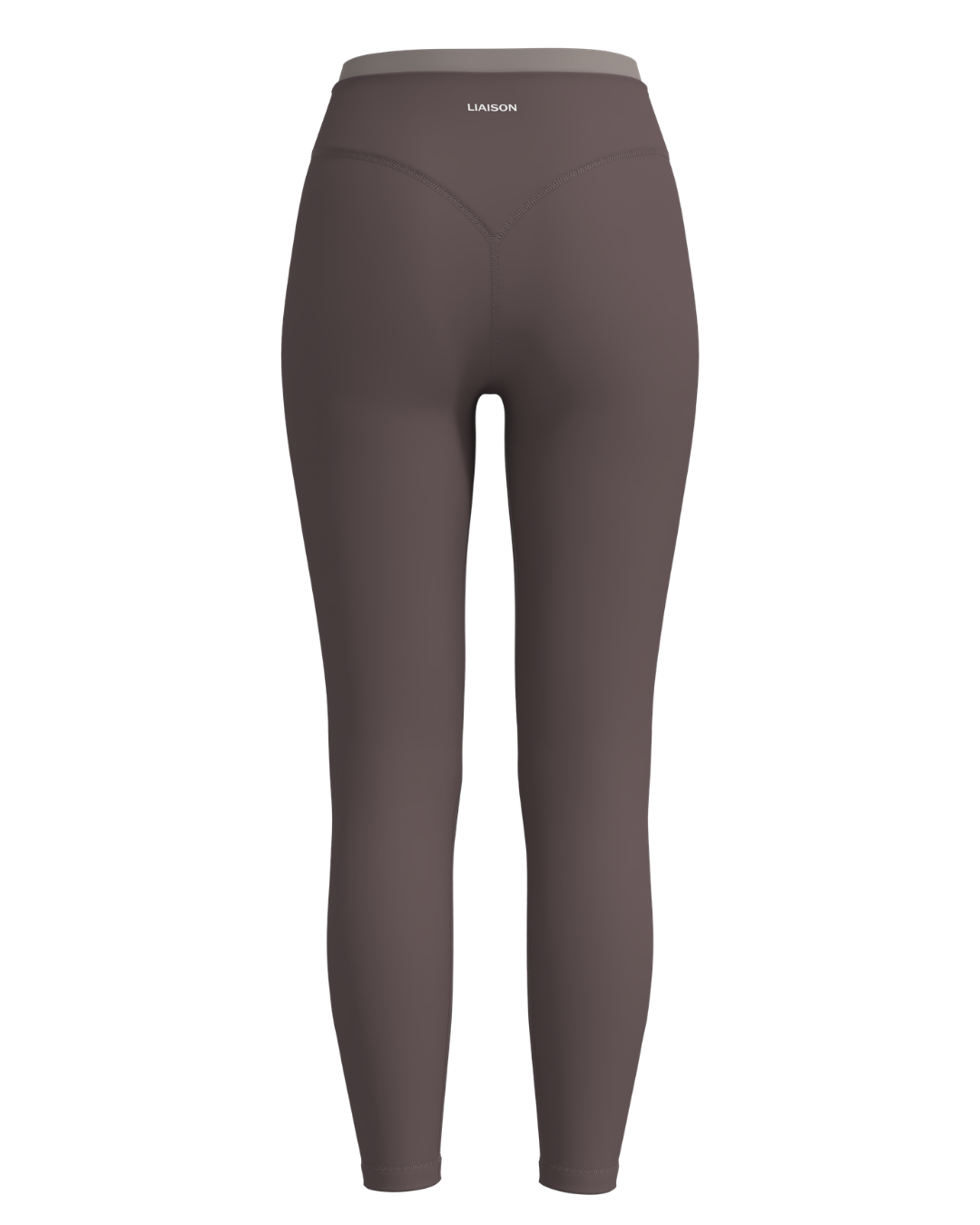 Layered Sculpt Pant - Ash Brown & Truffle