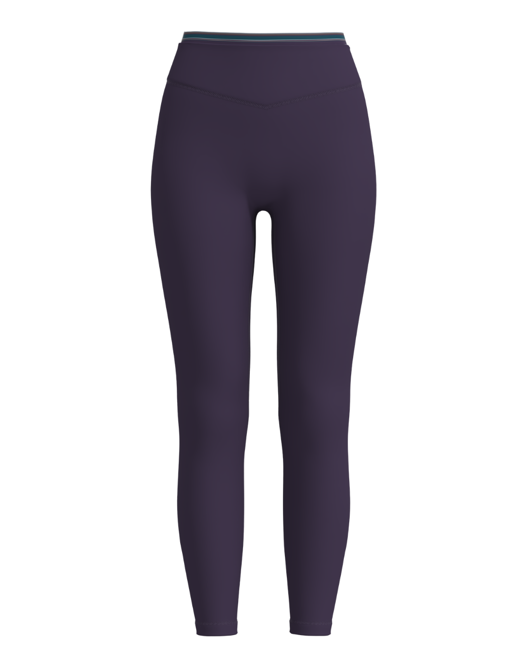 Layered Sculpt Pant - Plum & Teal + Plum Stripes