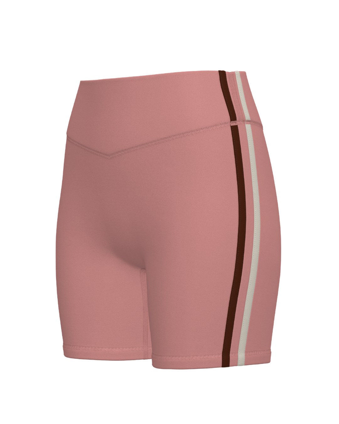 Sporty Stripe Bridge Short - Blushwood