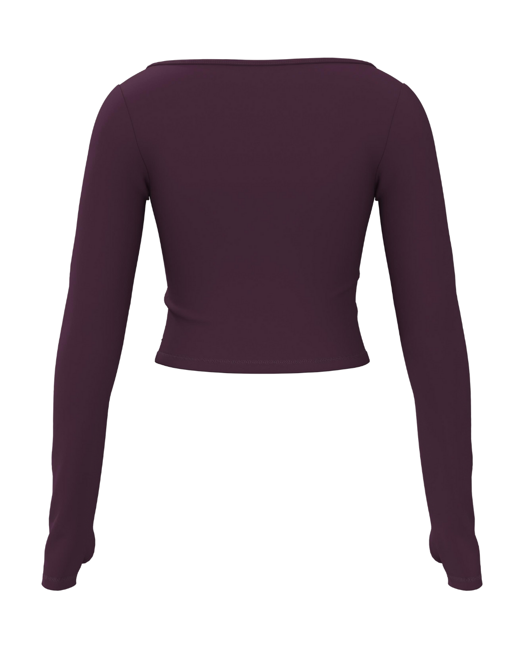 Stretch Long Sleeve - Merlot (lounge material)
