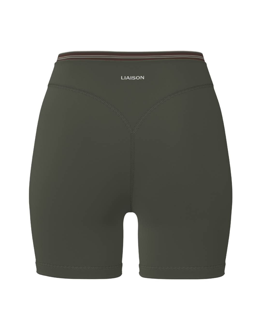 Layered Sculpt Short V2 - Palm & Trailside Stripes