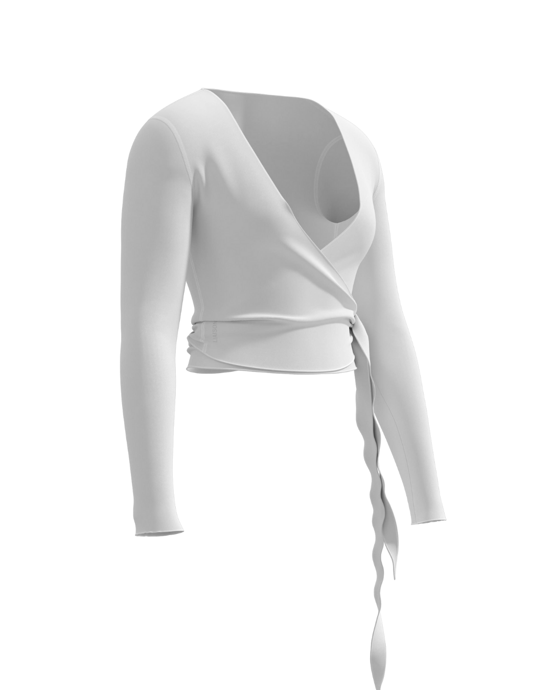 Pirouette Wrap Top - White
