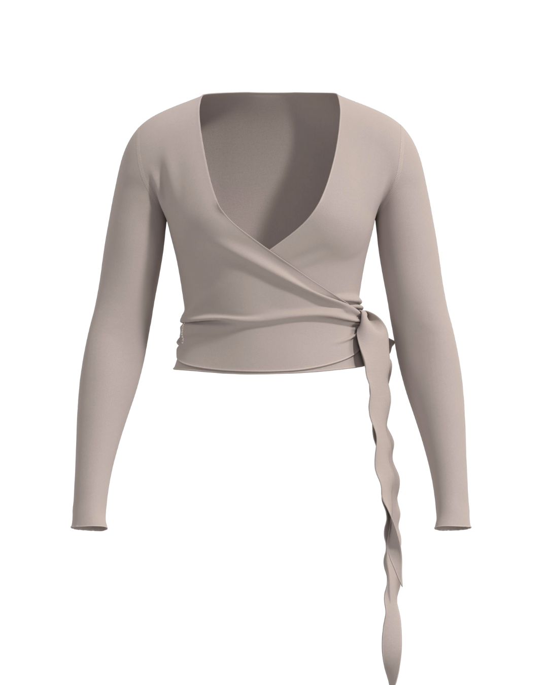 Pirouette Wrap Top - Truffle