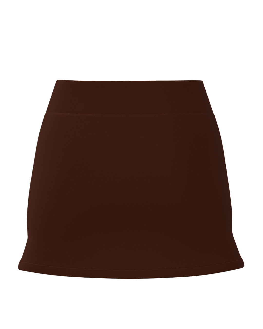Contrast Skort - Mocha Brown & Wild Side