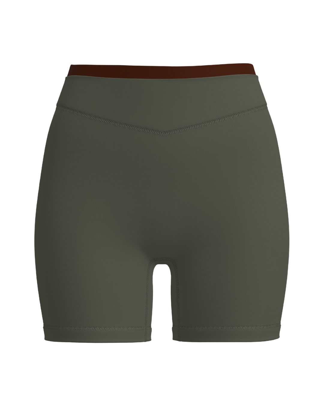 Layered Sculpt Short V2 - Palm & Mocha Brown